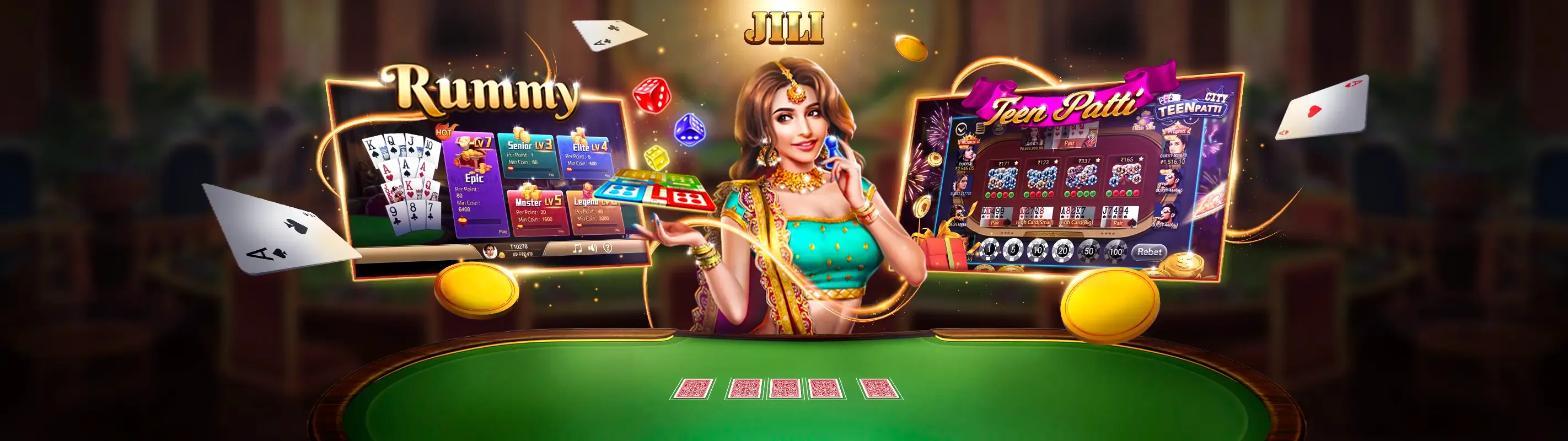 Hình nền casino Gluck 88 với các trò chơi hấp dẫn